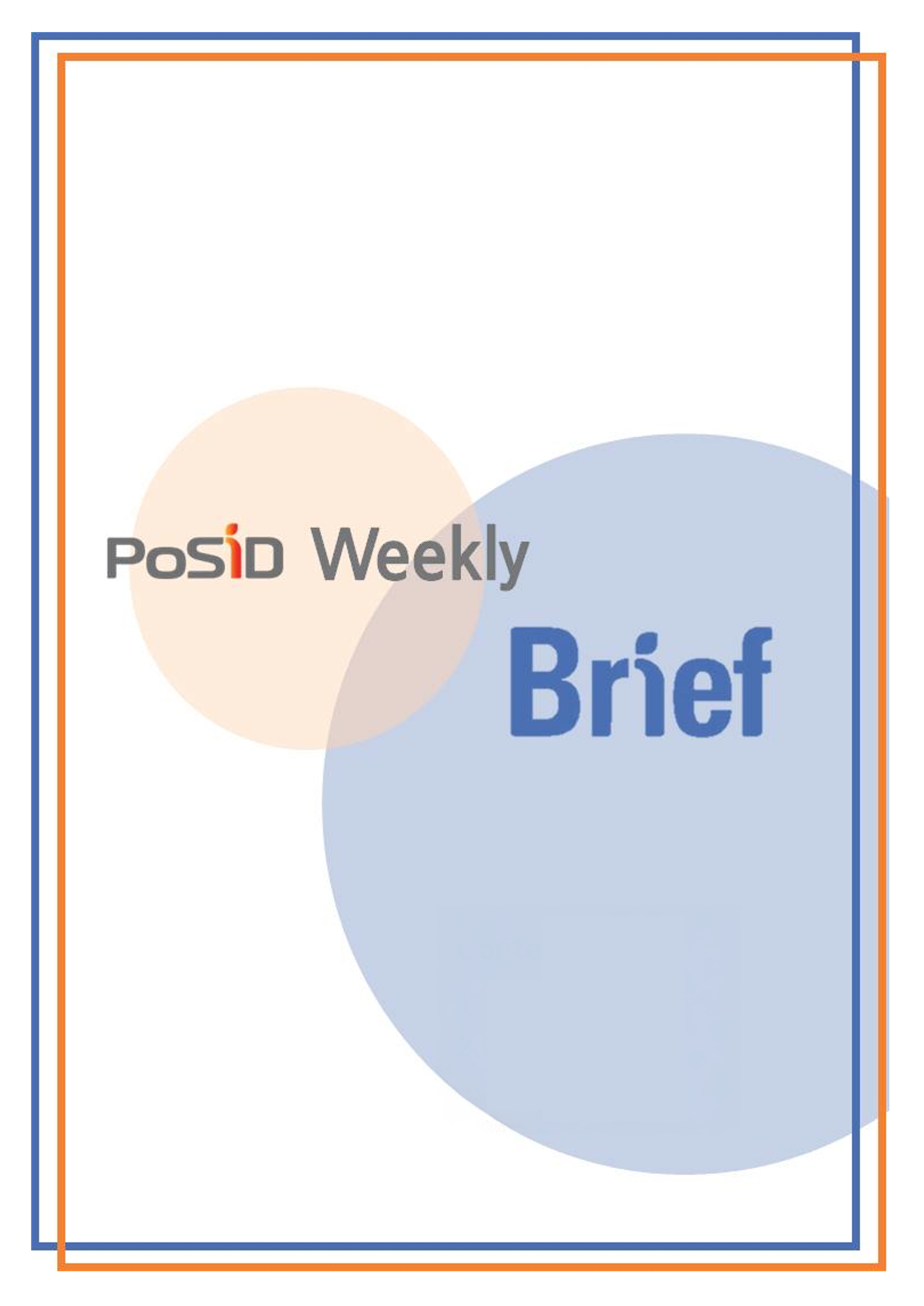 PoSID Weekly Brief 보고서 표지